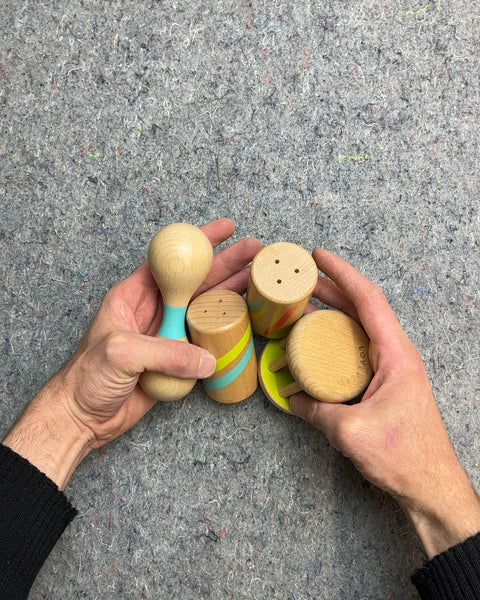 Lovevery Wooden Baby Rattle and Shakers Set