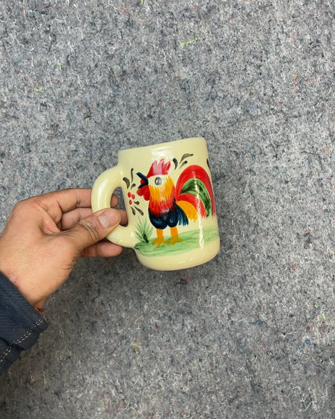 Sexy Hand Painted Rooster Coffee Mug
