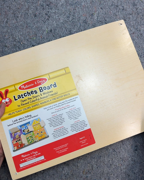 Melissa & Doug Latches Board
