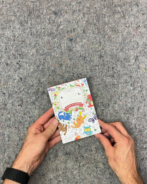 Colour By Numbers Little Animals Coloring Book