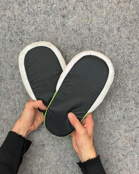Mushroom House Slippers, Size Adult M (or L11")