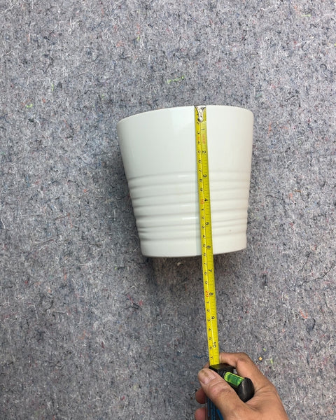 Ikea Ceramic Planter Pot, 6.5x6.5"