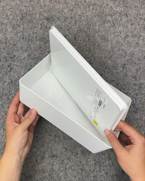 IKEA Kuggis White Storage Box with Lid