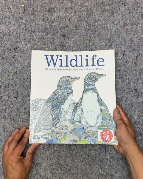 Wildlife Rare and Endangered Animals to Color and Create by Susie Wright