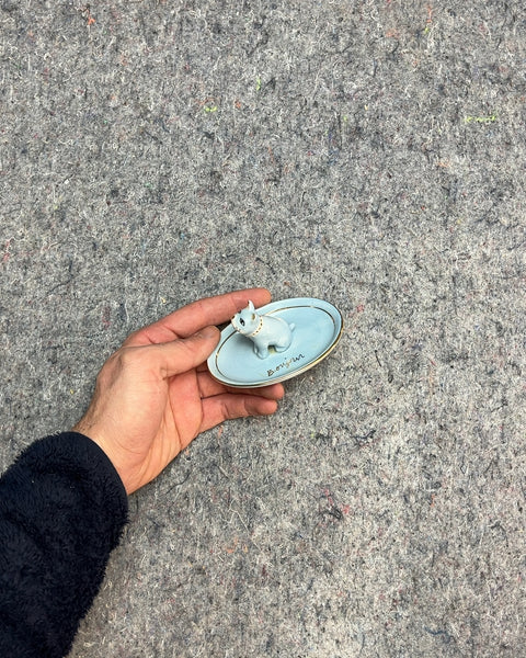 Anthropologie Trinket Dish with Dog