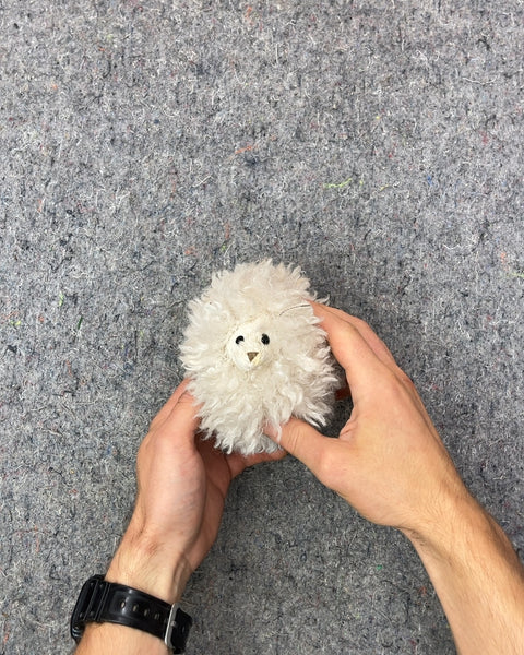 White Fluffy Sheep Plushie