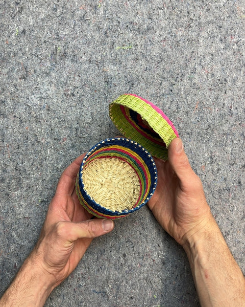Lil' Woven Basket with Lid