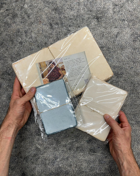 Leather Village Handmade Deckle Edge Paper Packs, Set of 3