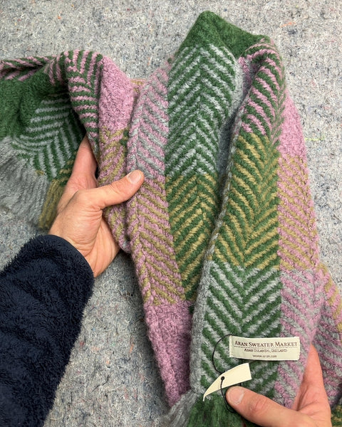 Aran Sweater Market Wool Scarf