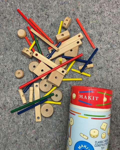 Makit Classic Wood Construction Toy