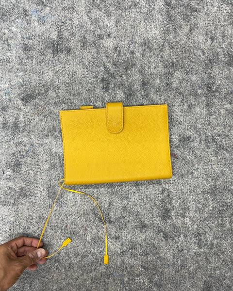 OX Knight Yellow Leather Notebook Cover