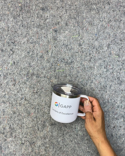 Google GAPP Centers of Excellence White Travel Mug