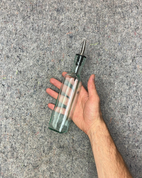 Glass Oil Dispenser Bottle with Pour Spout
