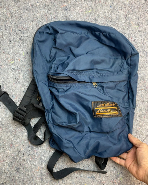 Eddie Bauer Blue Nylon Backpack