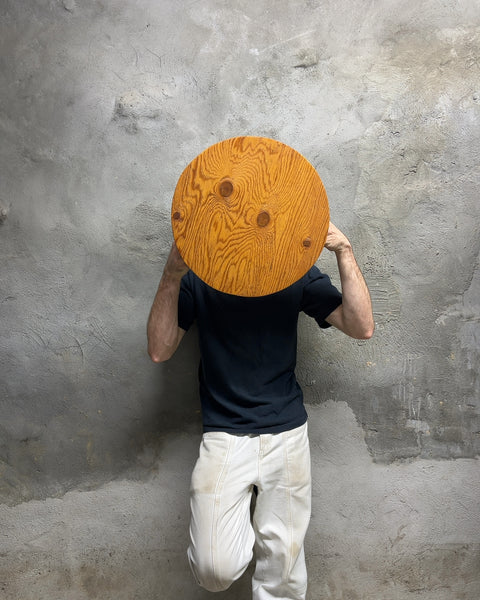 Round Wooden Serving Board or Tabletop Disc, 16"