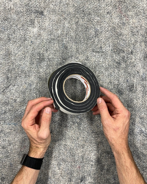 Self-adhesive Black Foam Weather-Stripping Tape