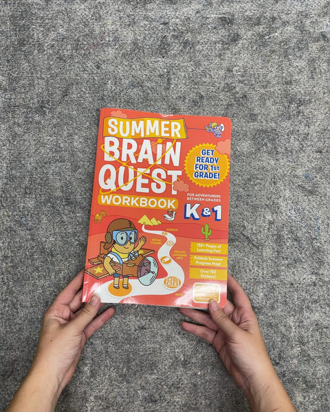 Summer Brain Quest: Between Grades K & 1 by Megan Butler and Claire Piddock