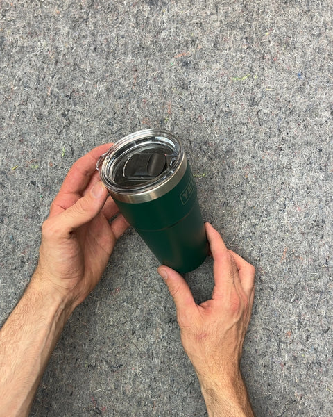 Jarrard Branded YETI Green Insulated Tumbler with Lid