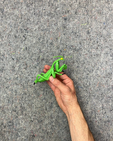 Green Praying Mantis Toy Figure