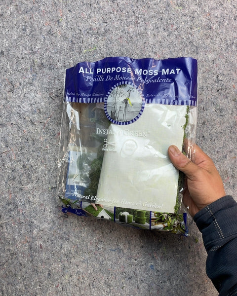 Instant Green All Purpose Moss Mat and Bagged Moss
