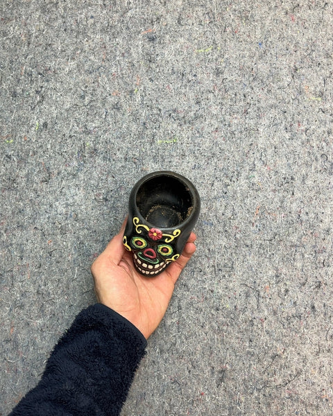 Day of the Dead Skull Planter