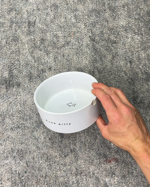 Good Kitty Ceramic Pet Bowl