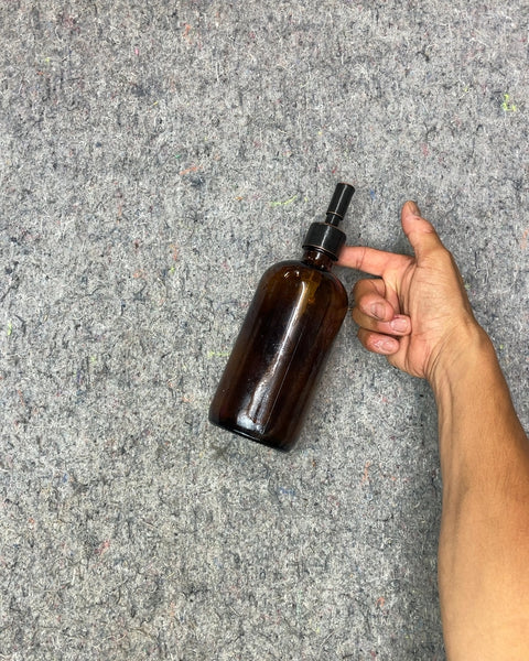 Amber Glass Spray Bottle