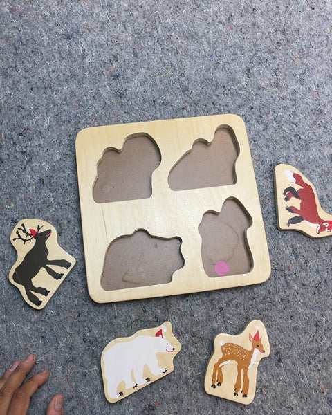 Wooden Animal Shape Puzzle