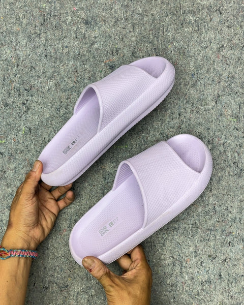 Purple Slide Sandals, Size L