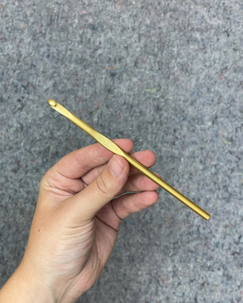 Gold Crochet Hook, Size H