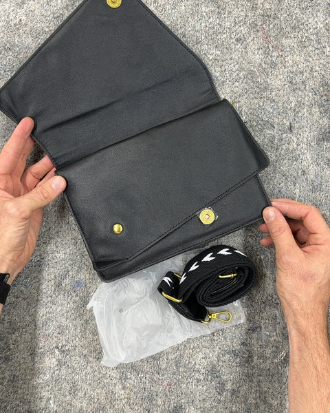Brand New A&G Black Crossbody Bag