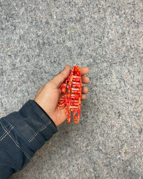 Langoustine Hairclip for when you watch The Kentucky Derby from your phone