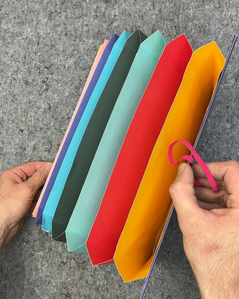 Colorful Accordion File Folder
