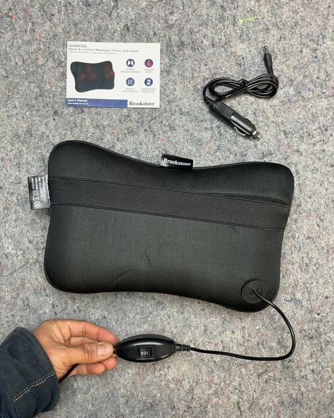 Brookstone Shiatsu Massage Pillow with Heat
