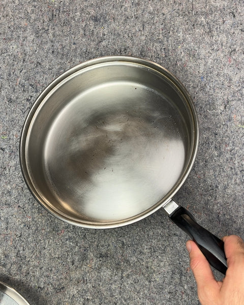 Serious Stainless Steel Frying Pan Made In The US, 11"