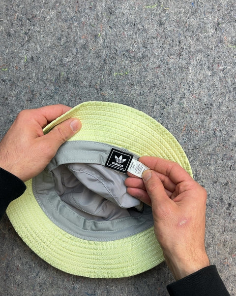 Adidas Originals Outbound Bucket Hat In Lime Green