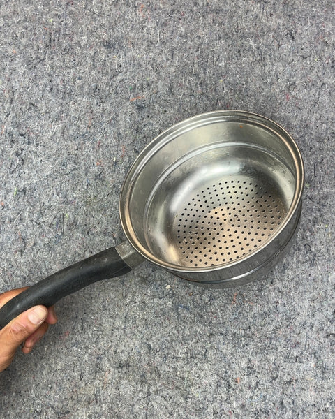 Stainless Steel Steamer Pot with Handle, 8"