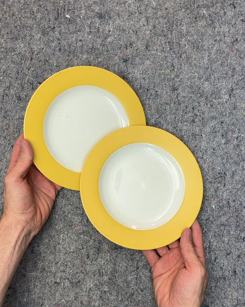 Noritake Colorware Yellow Dessert Plates