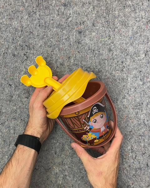 Kids Pirate Beach Bucket with Sifter