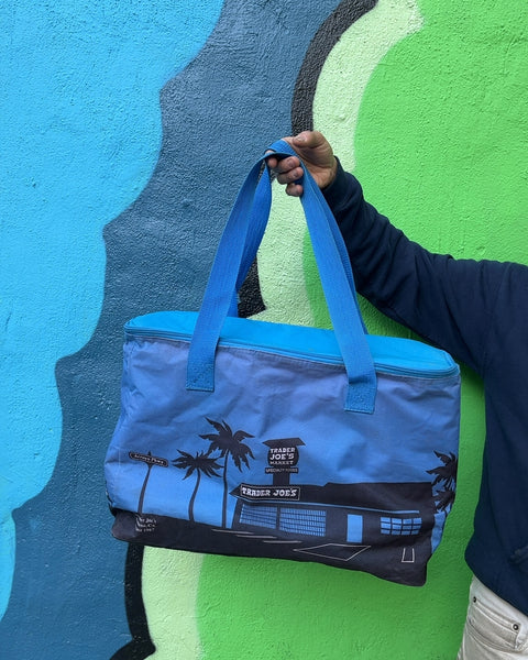 Trader Joe's Blue Insulated Cooler Bag