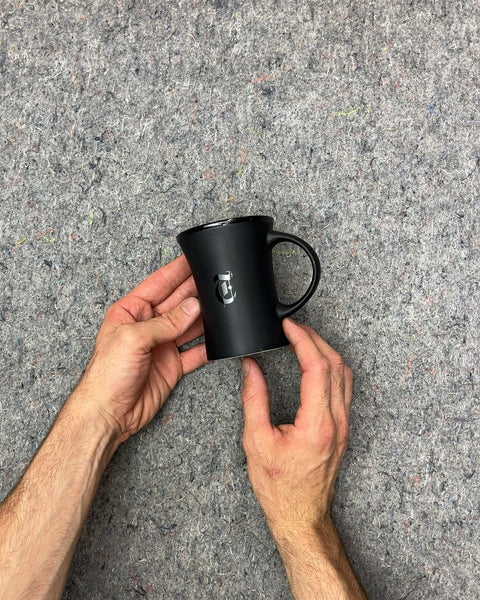 Black and Yellow NYT Coffee Mug