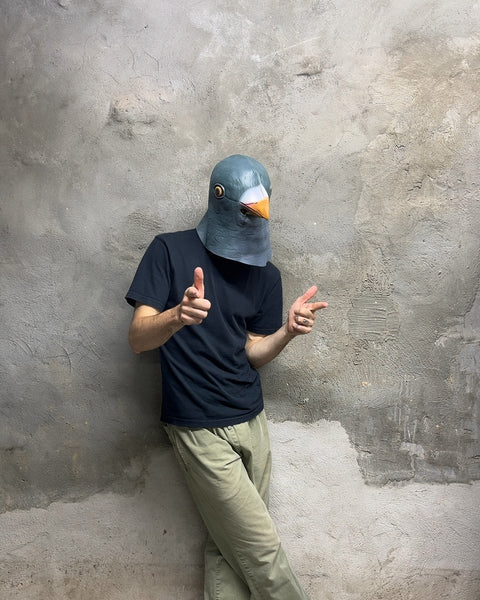 Pigeon Head Mask, Adult Size