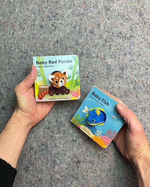 Baby Red Panda Finger Puppet Book and Baby Fish Finger Puppet Book