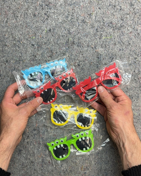 5 Monster Party Glasses