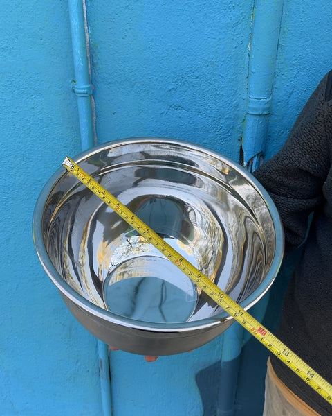 Large Stainless Steel Mixing Bowl, W11"