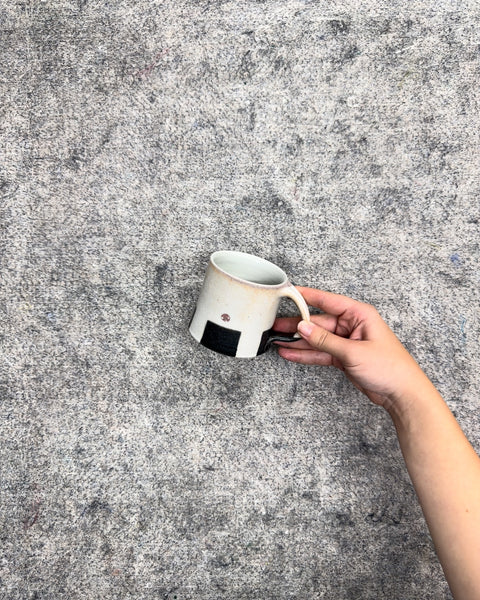 Ceramic Onigiri Pattern Coffee Mug