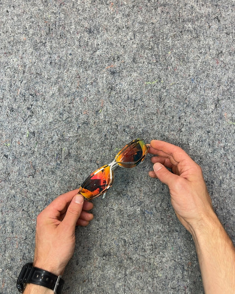 Orange Mirrored Sunglasses