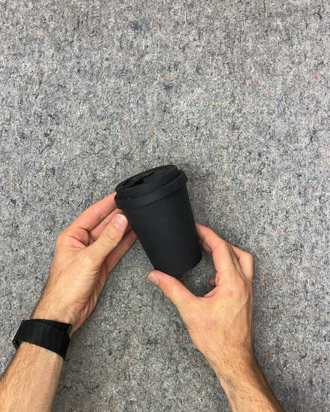 Black Reusable Coffee Cup