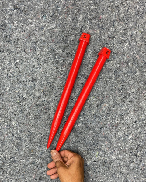 Red US 50 Knitting Needles