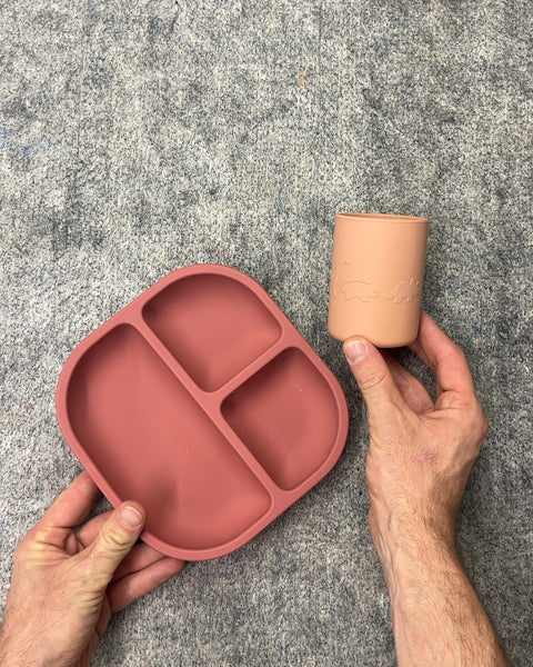 Silicone Plate & Cup For A Toddler
